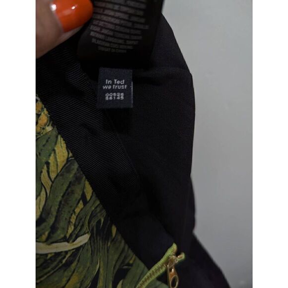 Ted Baker tropical dove pleated skirt size 2 - Picture 9 of 10